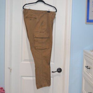 Old Navy Men's Straight Built -in Flex Cargo Pants Size 38-30 , Color Brown.
